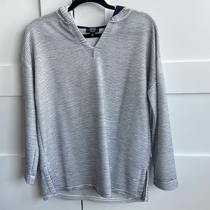 Jones New York Hoodie Size Small Navy & White
